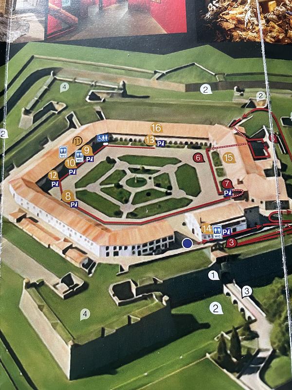 This picture gives a sense of the shape of the citadel