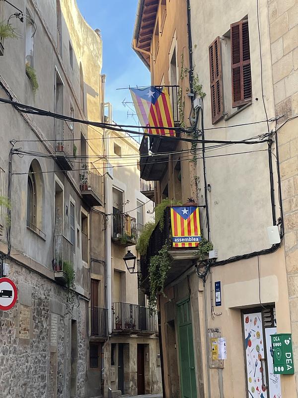 You know when you have arrived in Catalonia