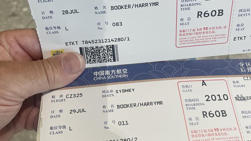 Checked in