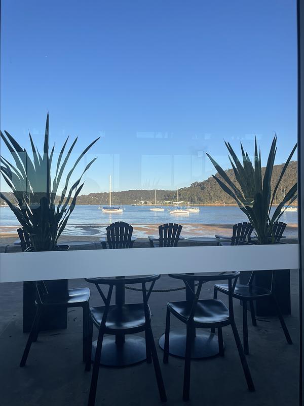 View from the cafe before Mick trashed it with The Crusher