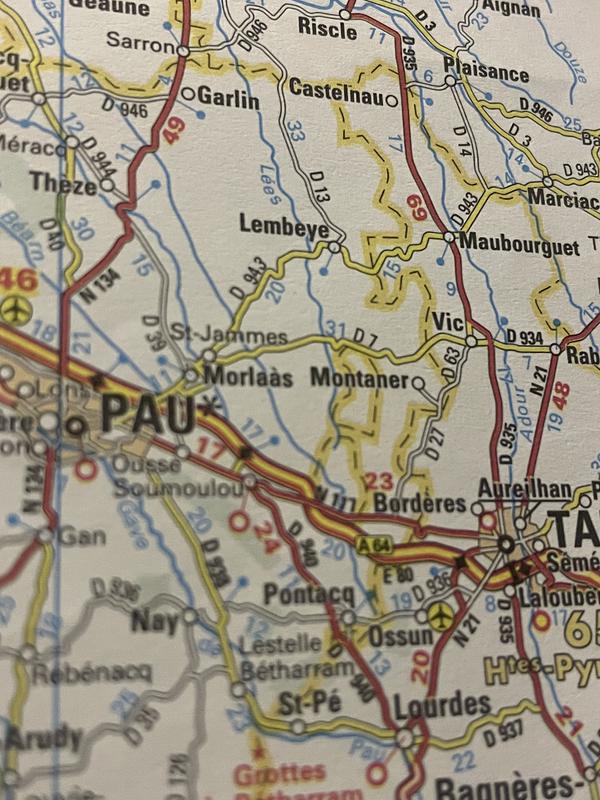 Staying in Maubourguet tomorrow, hour from Pau